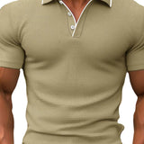 Easton - Blue Polo with Contrast Piping