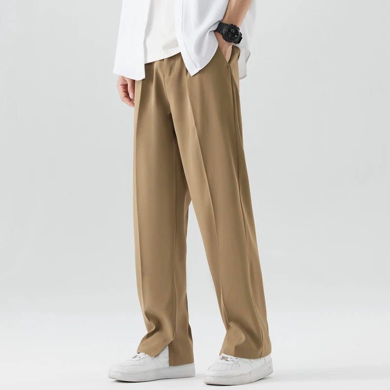 Linden men's wide leg lounge pants, view 6