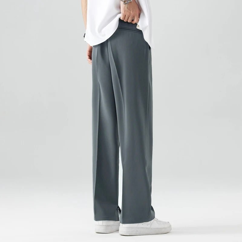Linden men's wide leg lounge pants, view 8