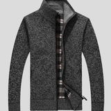 Seth - Zip-Up Knit Cardigan