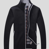 Seth - Zip-Up Knit Cardigan