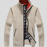 Seth - Zip-Up Knit Cardigan