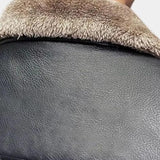 Glen - Black Jacket with Teddy Collar