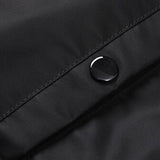Hudson - Ribbed Trim Baseball Jacket