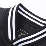 Hudson - Ribbed Trim Baseball Jacket