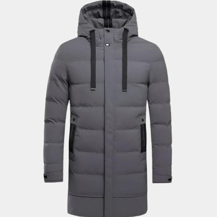 Angus - Long Quilted Puffer Jacket