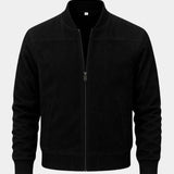 Dean - Taupe Bomber Jacket