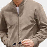 Dean - Taupe Bomber Jacket