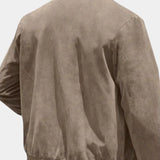 Dean - Taupe Bomber Jacket