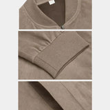 Dean - Taupe Bomber Jacket