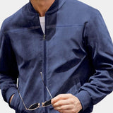 Dean - Taupe Bomber Jacket