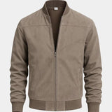 Dean - Taupe Bomber Jacket