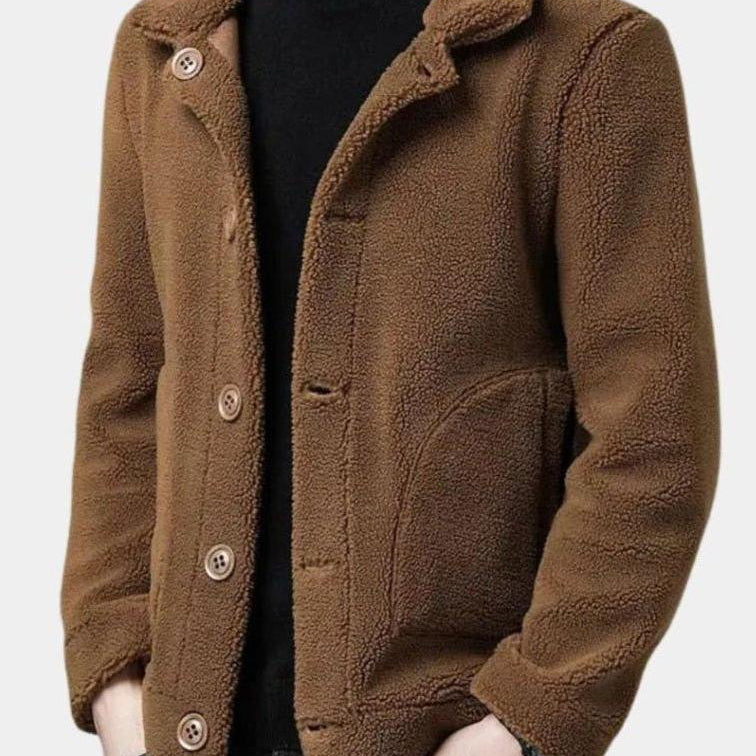 Brendan - Button-Front Winter Jacket