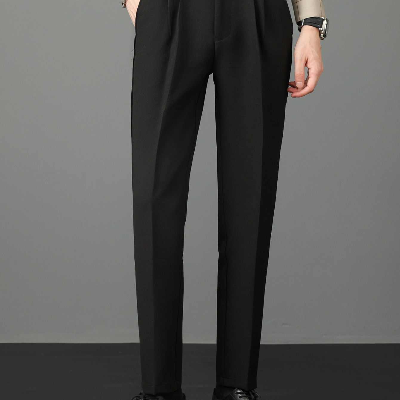 Rene - High Waist Slim Fit Trousers