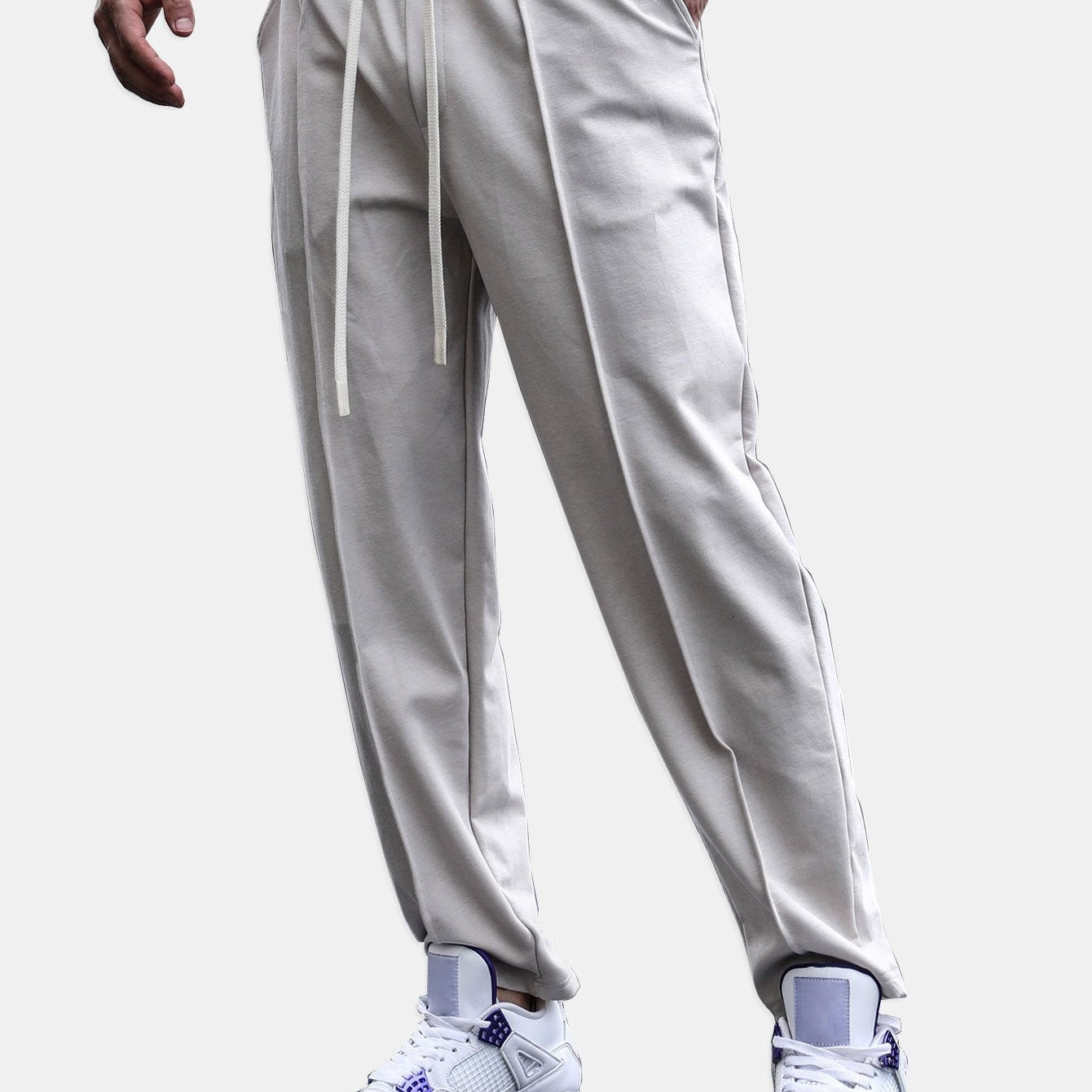 Denis - Tapered Joggers with Crease