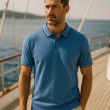 Justin - Blue Classic Polo