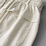 Luc - Straight Leg Linen Cotton Pants