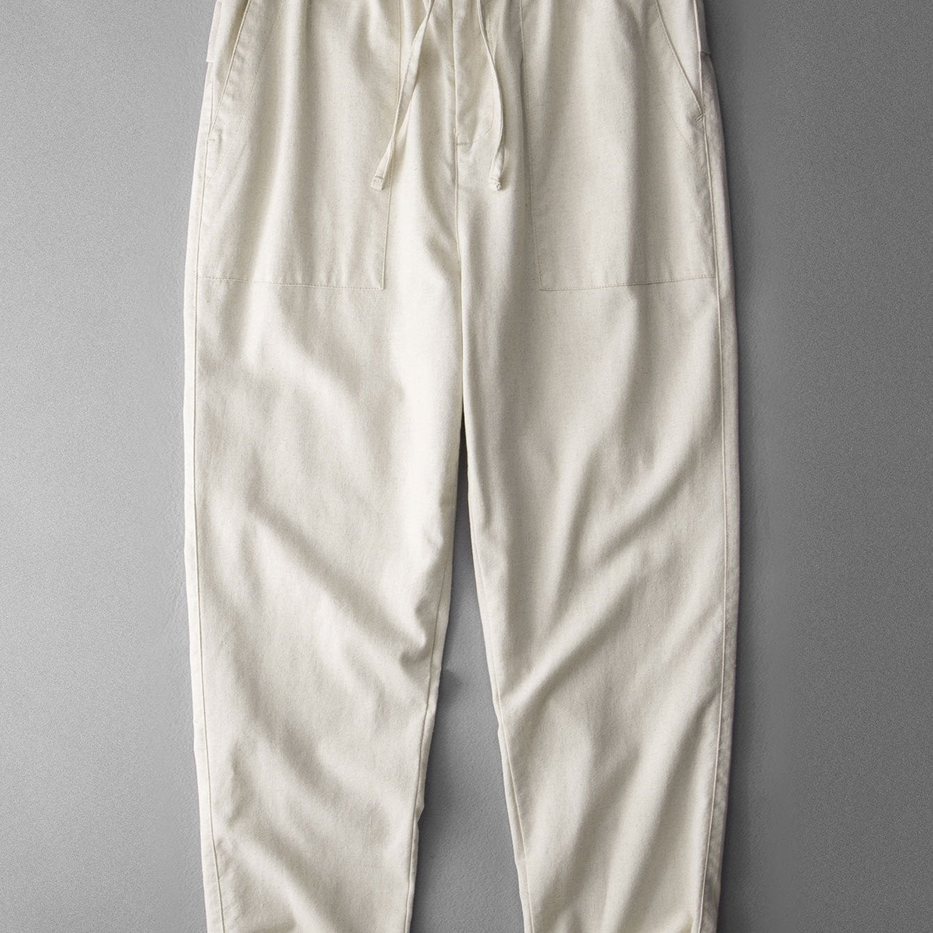 Luc - Straight Leg Linen Cotton Pants
