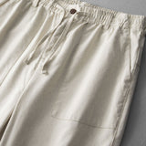 Luc - Straight Leg Linen Cotton Pants