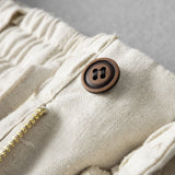 Luc - Straight Leg Linen Cotton Pants