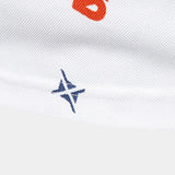 Travis - White Printed Polo