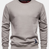Callum - Fine Knit Crew Neck Sweater