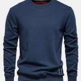 Callum - Fine Knit Crew Neck Sweater