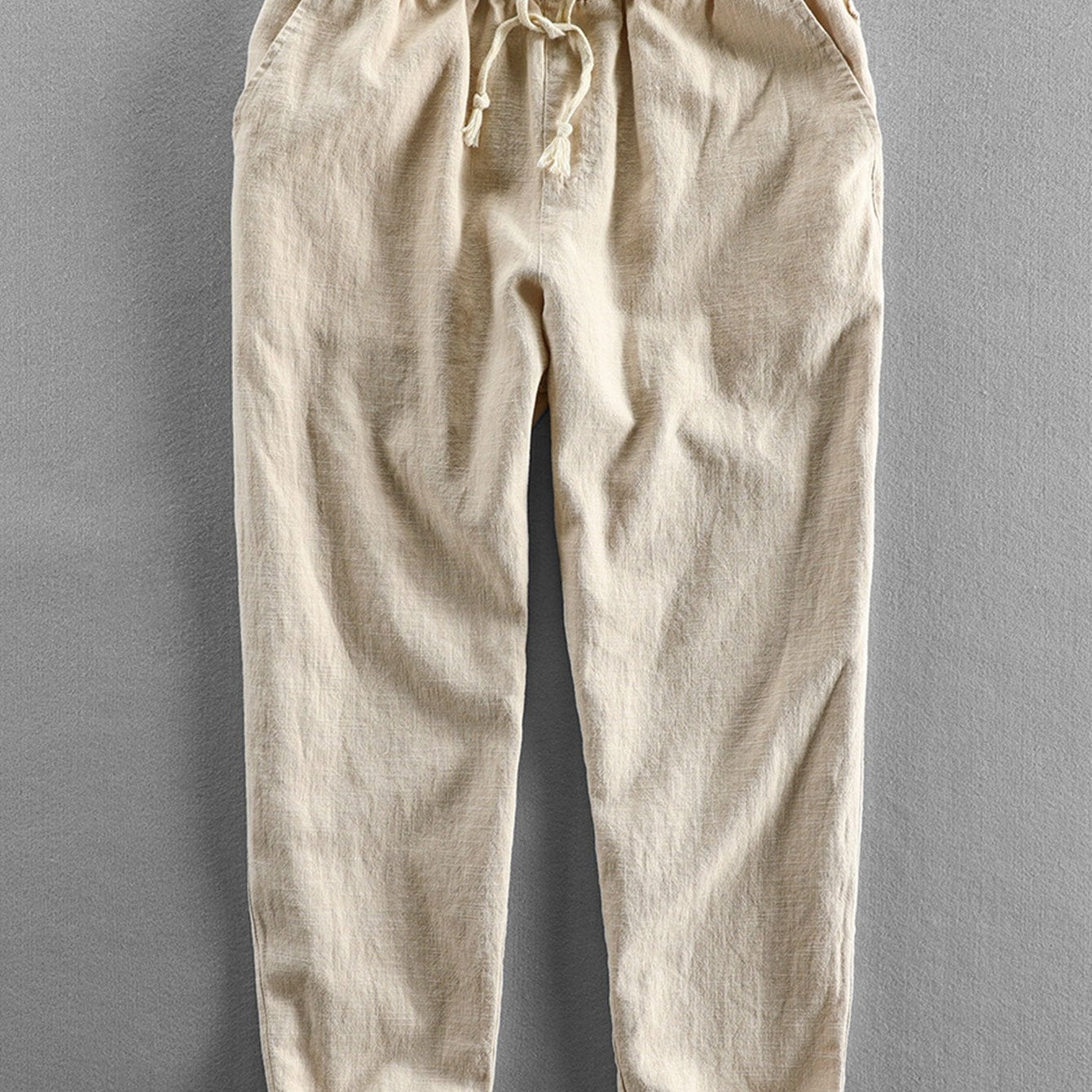 Emile - Linen Cotton Cropped Pants