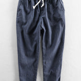 Emile - Linen Cotton Cropped Pants