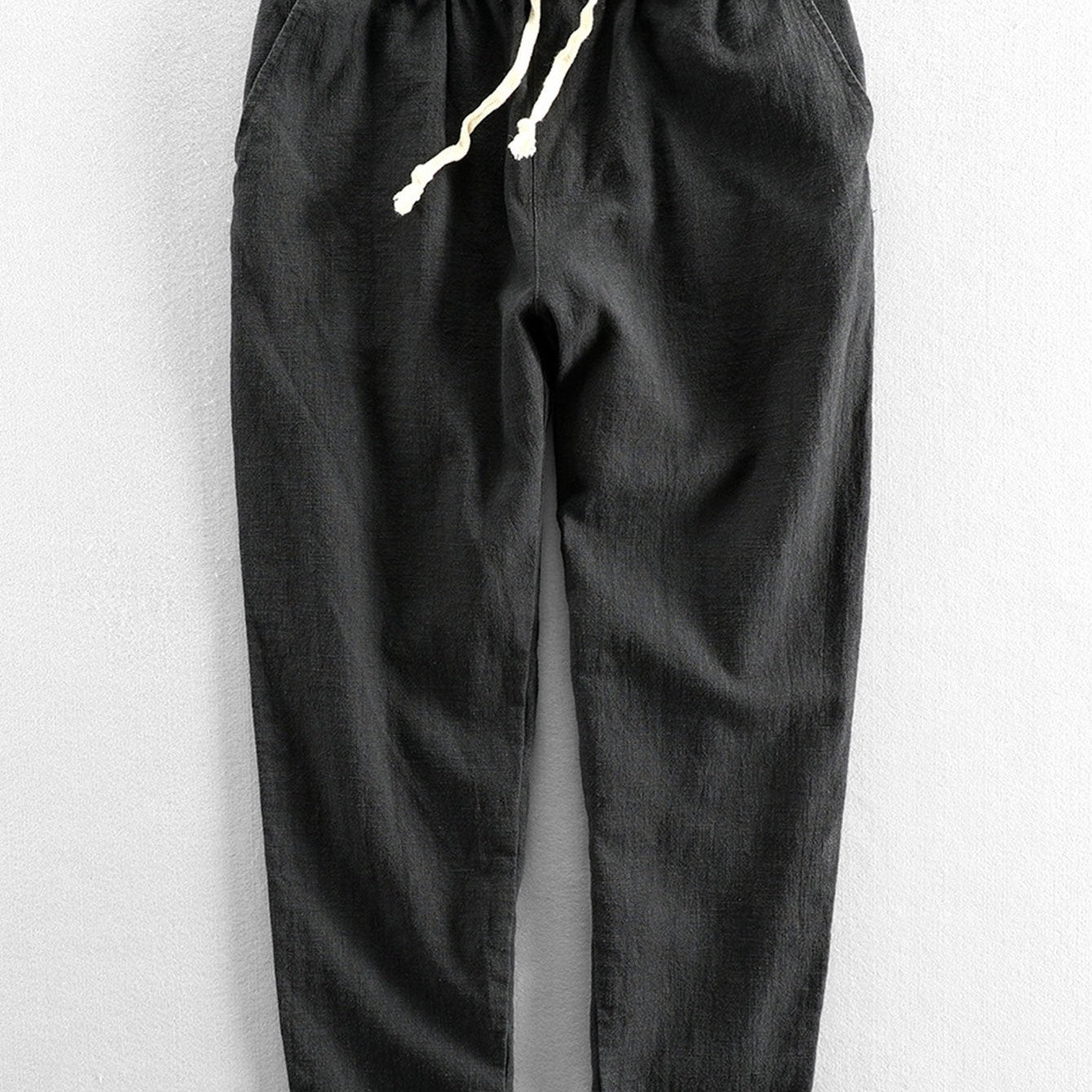 Emile - Linen Cotton Cropped Pants