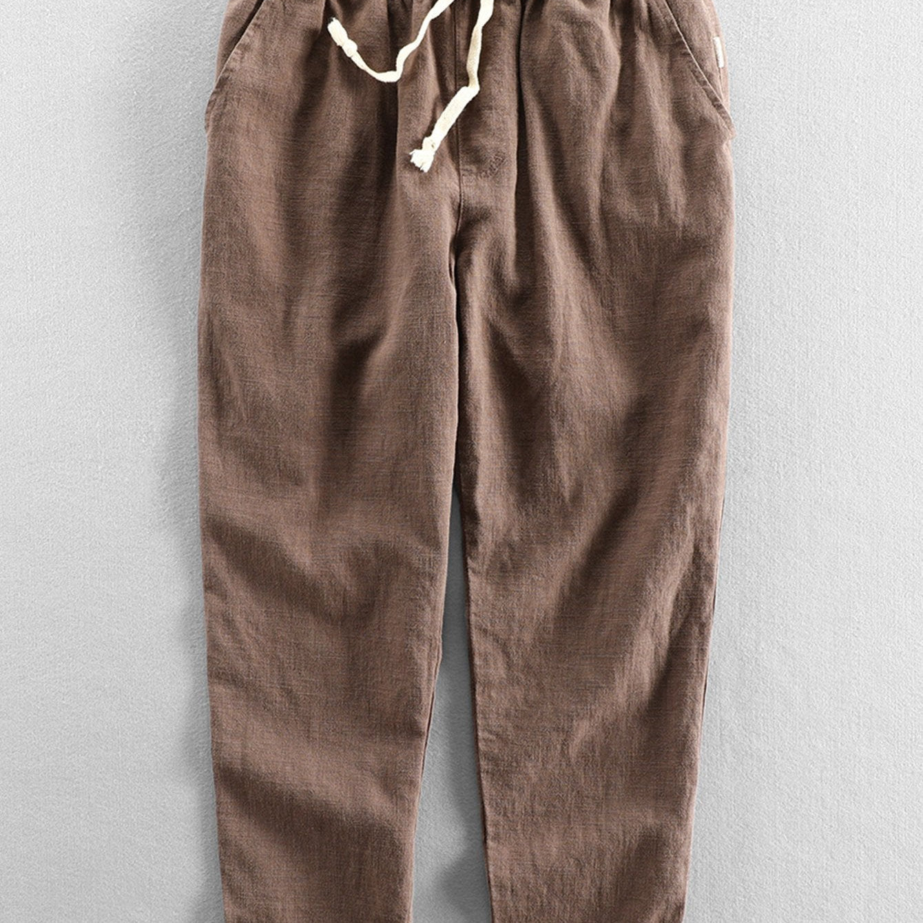 Emile - Linen Cotton Cropped Pants