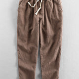 Emile - Linen Cotton Cropped Pants