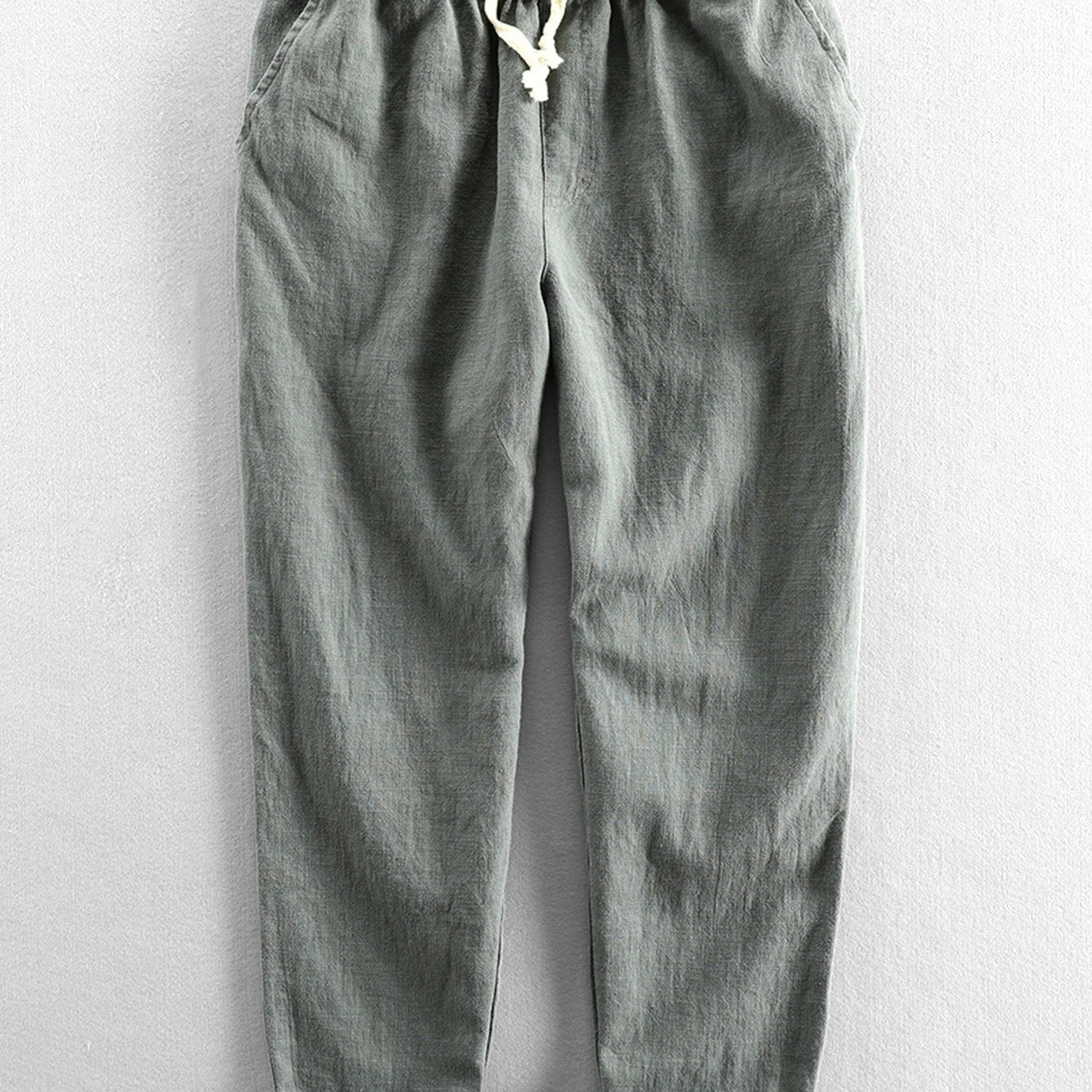 Emile - Linen Cotton Cropped Pants