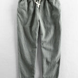 Emile - Linen Cotton Cropped Pants