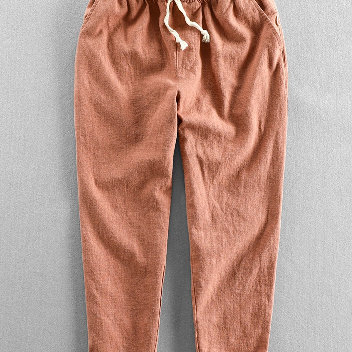 Emile - Linen Cotton Cropped Pants