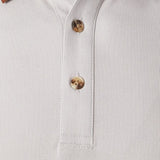 Trevor - Light Grey Polo with Contrast Collar