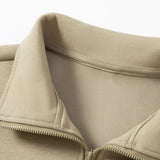 Ross - Mock Neck Quarter-Zip Sweatshirt