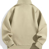Ross - Mock Neck Quarter-Zip Sweatshirt