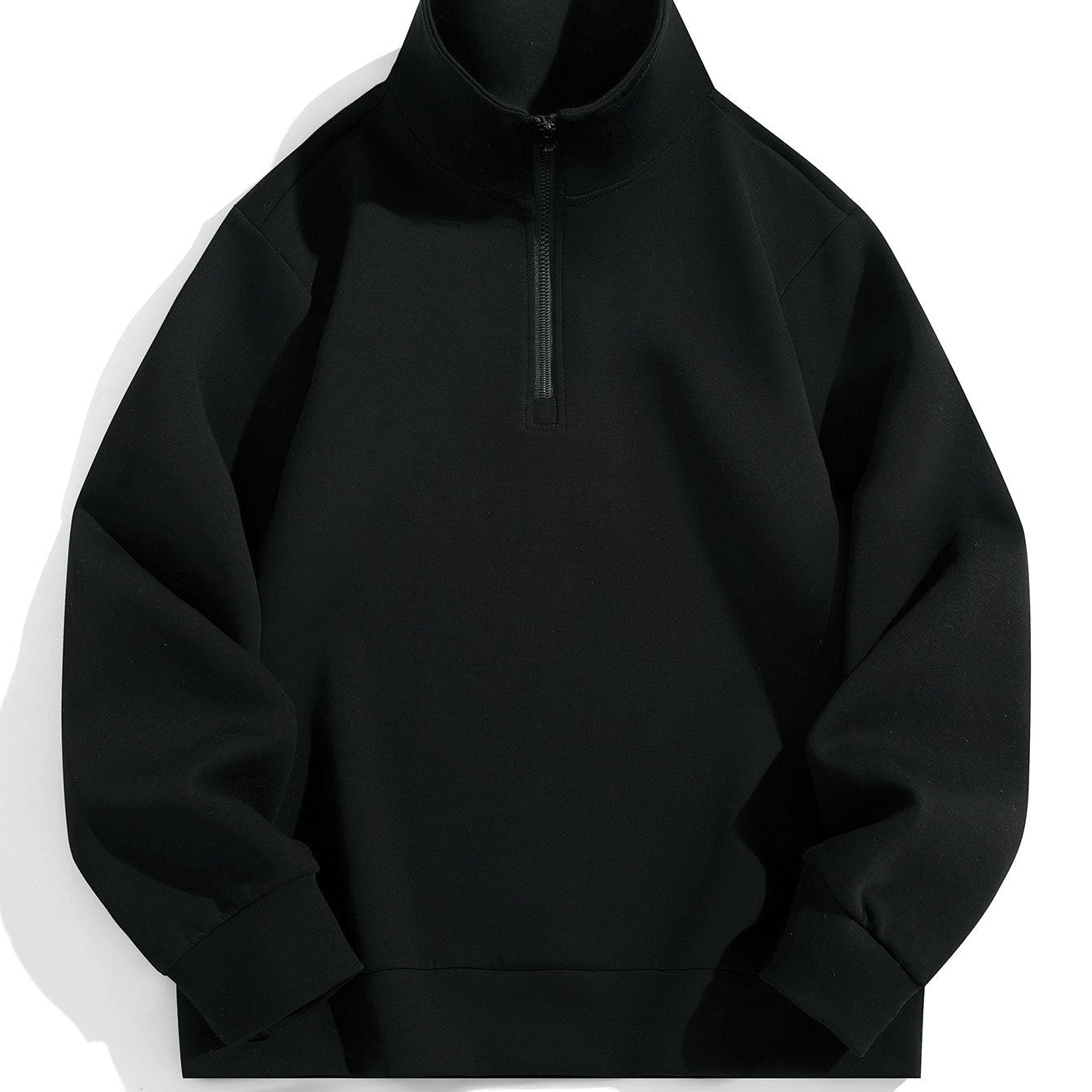 Ross - Mock Neck Quarter-Zip Sweatshirt