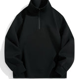 Ross - Mock Neck Quarter-Zip Sweatshirt