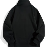 Ross - Mock Neck Quarter-Zip Sweatshirt