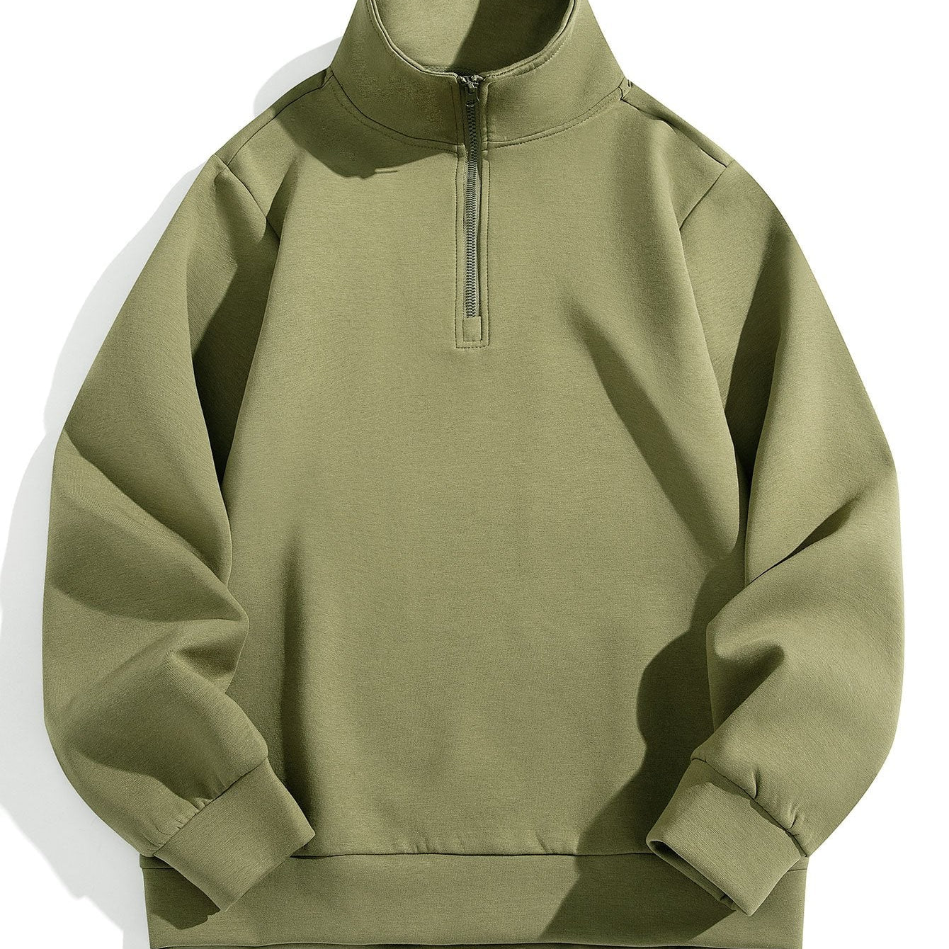Ross - Mock Neck Quarter-Zip Sweatshirt