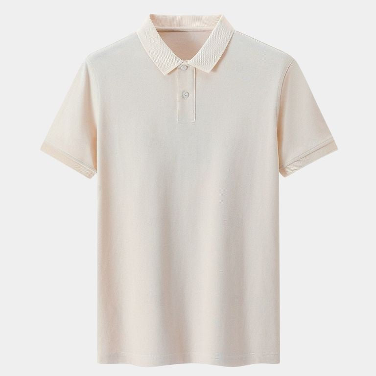 Shane - Light Grey Classic Polo