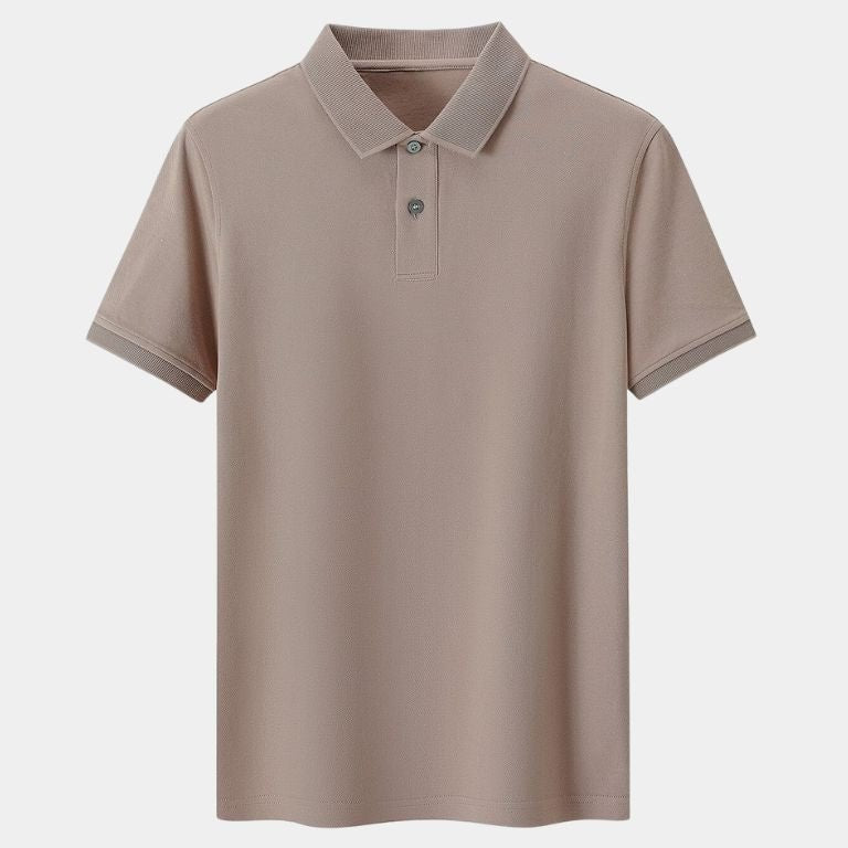 Shane - Light Grey Classic Polo