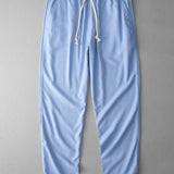 Adam - Straight Leg Linen Pants