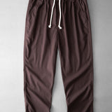 Adam - Straight Leg Linen Pants