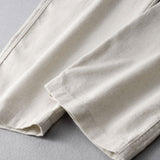 Adam - Straight Leg Linen Pants