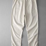 Adam - Straight Leg Linen Pants