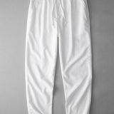 Adam - Straight Leg Linen Pants