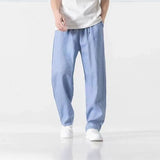 Bentley men's wide leg linen pants, view 5